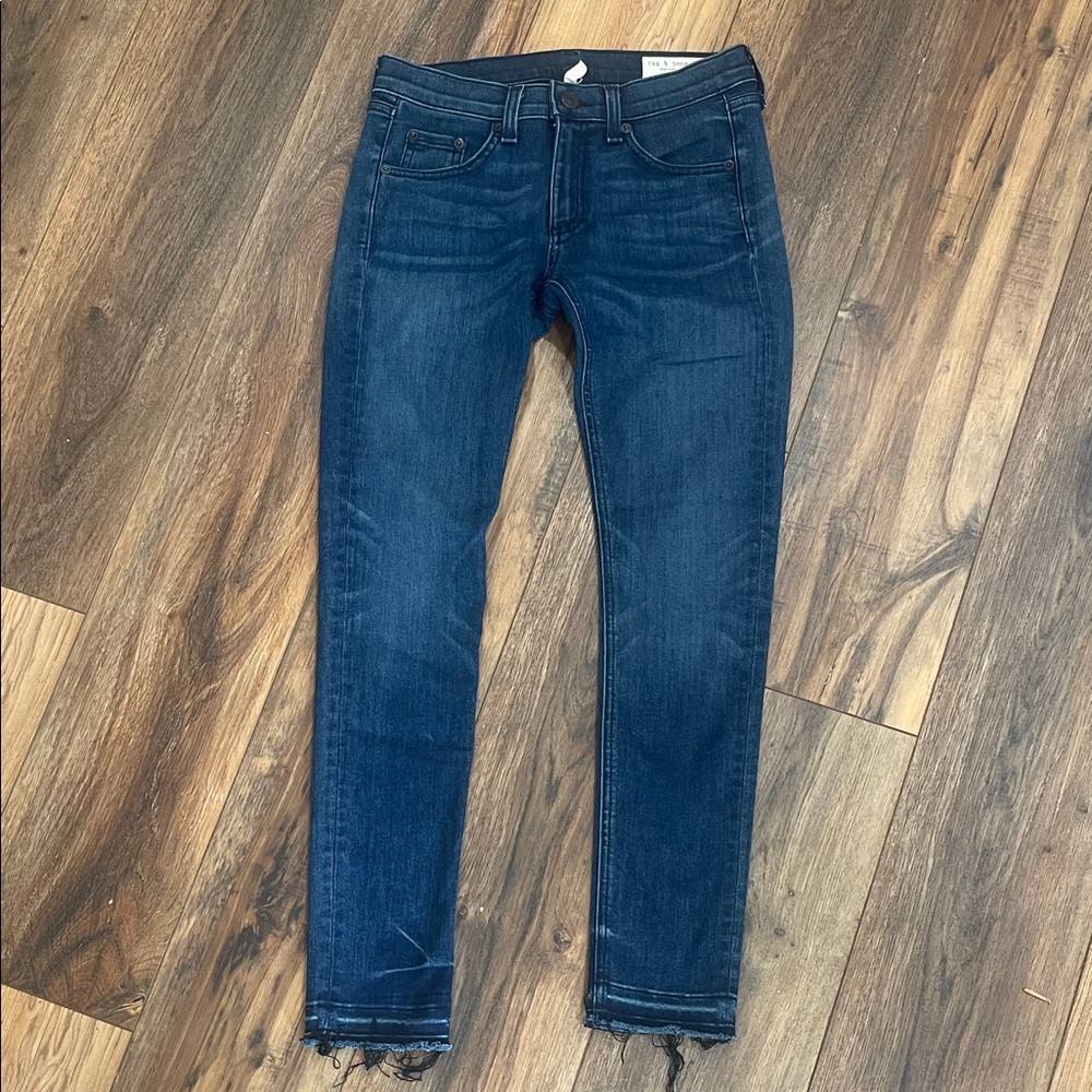 rag & bone ankle Skinny Indigo Jeans